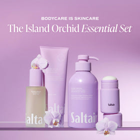 Saltair gel texture and foam close-up demonstrating rich lather benefit