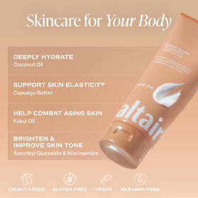 Saltair tube cap and label detail highlighting product name and scent for easy identification
