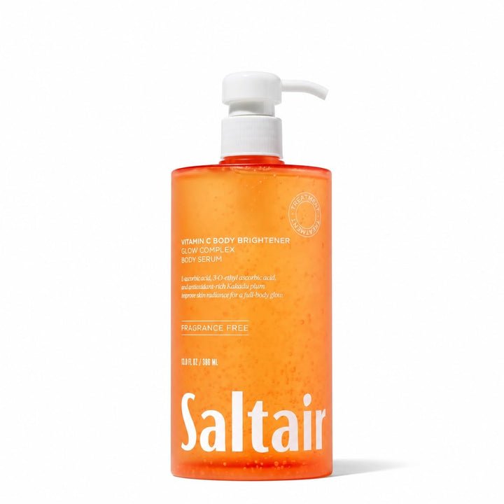 Saltair front packaging showing serum bottle and brand for quick glow