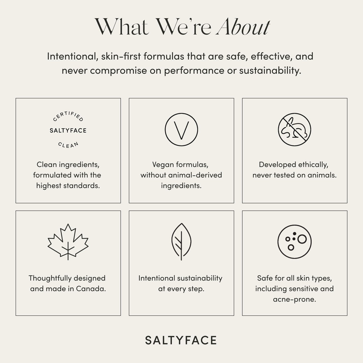 SALTYFACE lifestyle shot on beach, conveys natural sunless glow benefit
