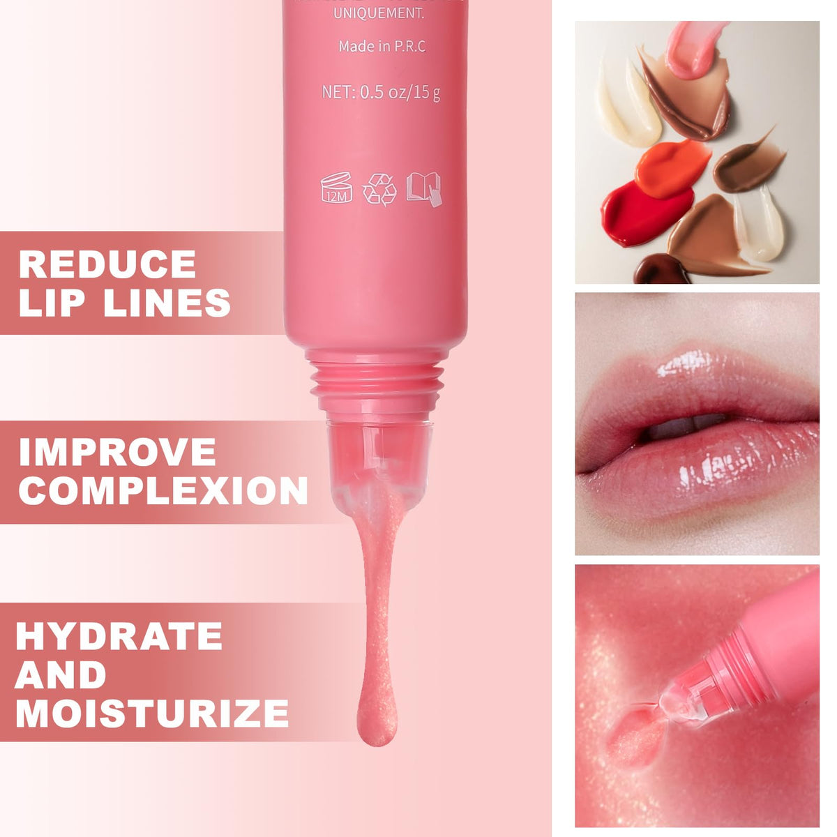 Samfeel swatches of Pink Sugar and Birthday Cake showing tint variety and glow