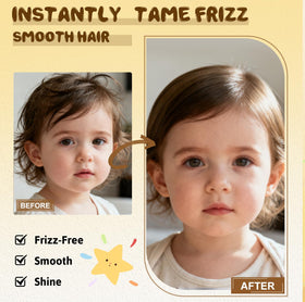 Samnyte applied to a ponytail demonstrating neat hold and tidy look benefit