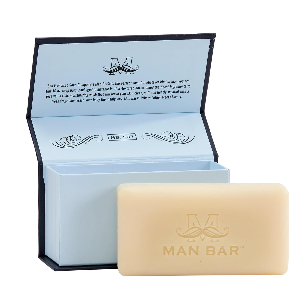 San Francisco Soap Company lather in hand demonstrating deep cleansing foam benefit