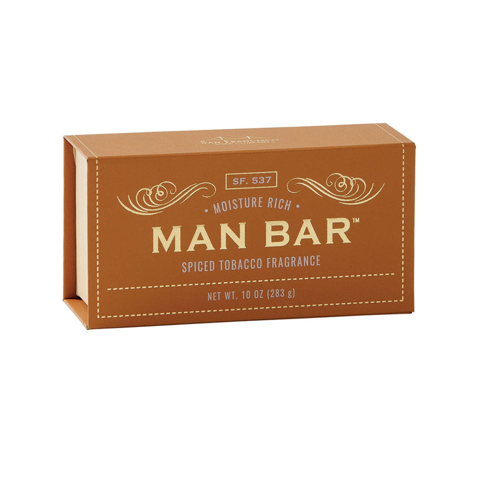San Francisco Soap Company front packaging showing masculine design and premium appeal