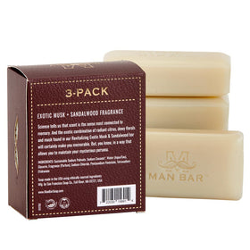 San Francisco Soap Company Man Bar close-up texture revealing creamy lather and rich soap surface benefits