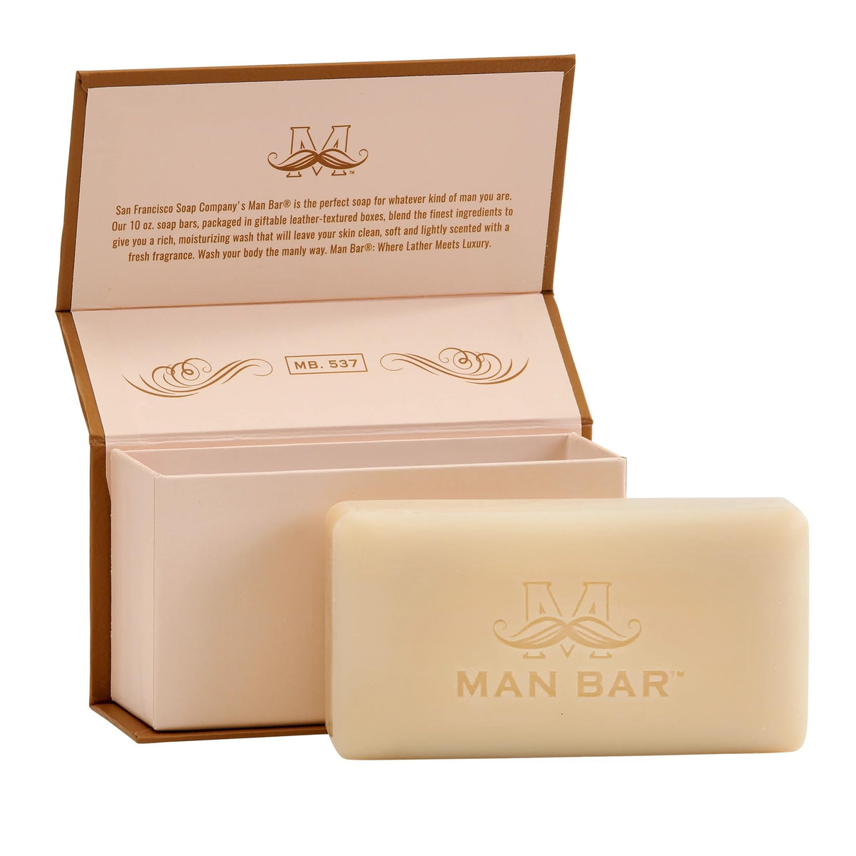 San Francisco Soap Company close-up of bar texture showing creamy, moisture-rich surface
