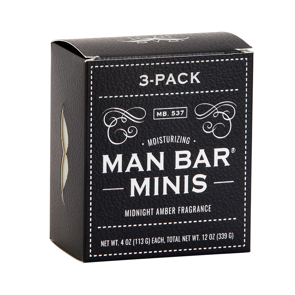 San Francisco Soap Company midnight amber front packaging shows rugged gift-ready box and branding