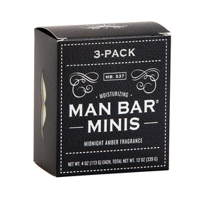 San Francisco Soap Company midnight amber front packaging shows rugged gift-ready box and branding