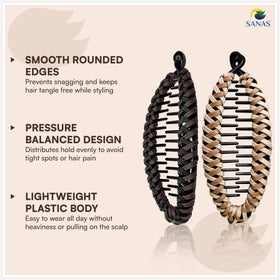 Sanas size comparison with coin illustrating compact, travel-ready design