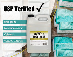 sanco industries glycerin pouring closeup showing clear texture and easy dosing