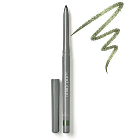 Sandstone Scandinavia pencil front view showing green metallic color and slim design benefit: clear identification