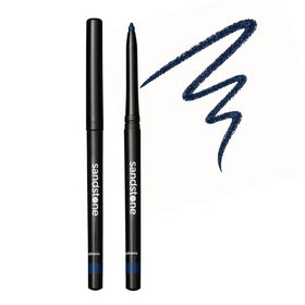 Sandstone Scandinavia eyeliner front packaging showing blue pencil and brand benefits