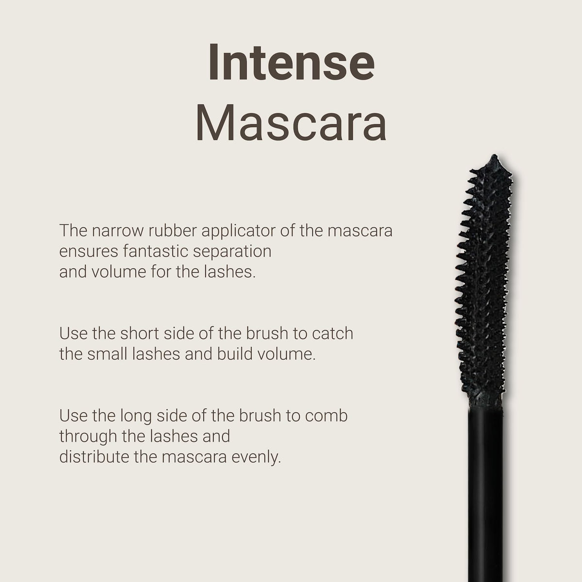 Sandstone Scandinavia mascara applied near contact lens wearers showing safe use for sensitive eyes benefit