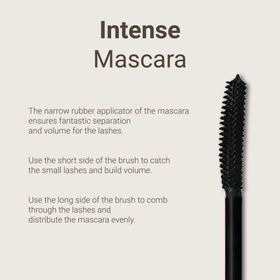 Sandstone Scandinavia mascara applied near contact lens wearers showing safe use for sensitive eyes benefit