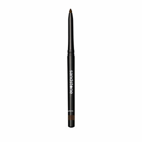 Sandstone Scandinavia pencil beside a coin showing compact size and travel-friendly benefit