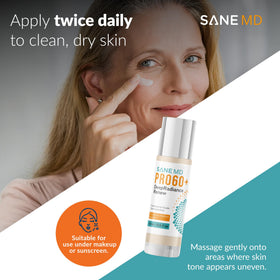 SANE MD PRO60+ on bathroom vanity in lifestyle scene for daily routine