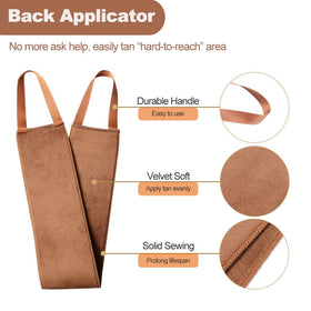 Sanfery face brush and mini mitt detail for precise blending