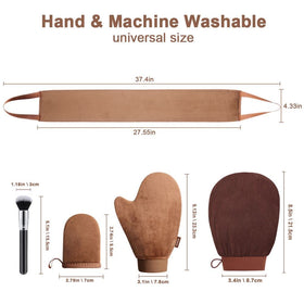 Sanfery kit beside a hand and bottle to show scale and portability