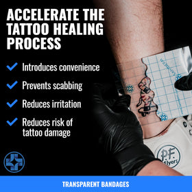 Saniderm polyurethane texture close-up illustrates durable thin film