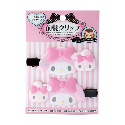 SANRIO My Melody front view showing the cute decorative clip and secure hold