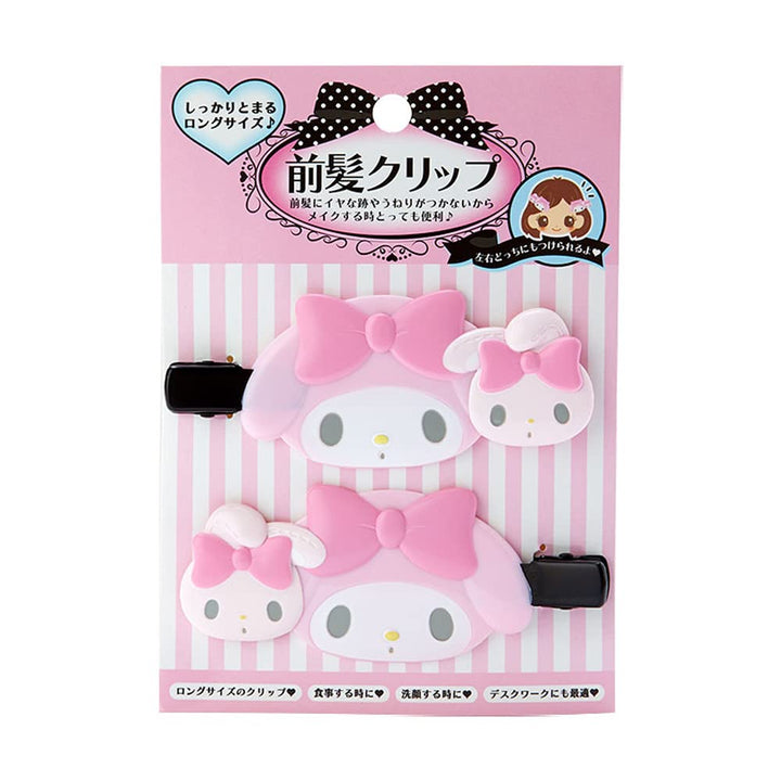 SANRIO My Melody front view showing the cute decorative clip and secure hold