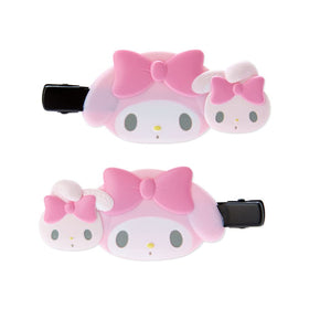 SANRIO My Melody side profile with clip open demonstrating the clasp function