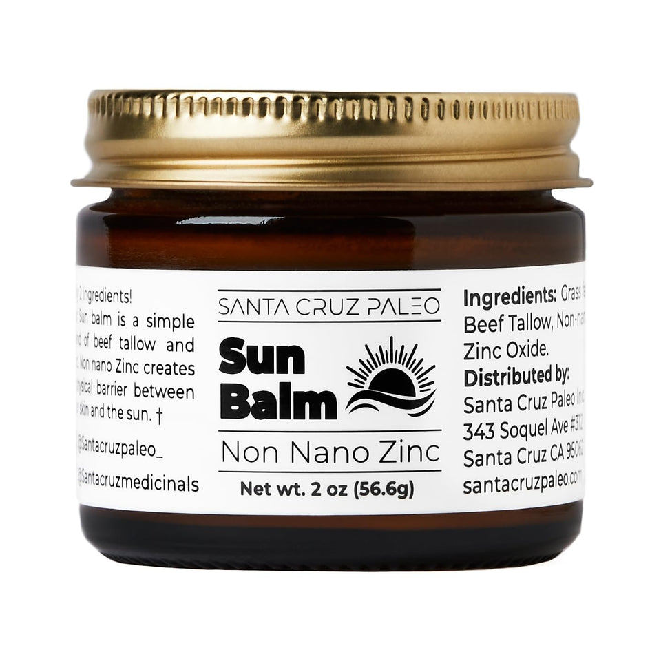 Santa Cruz Paleo front jar showing compact 2 oz packaging and clean design
