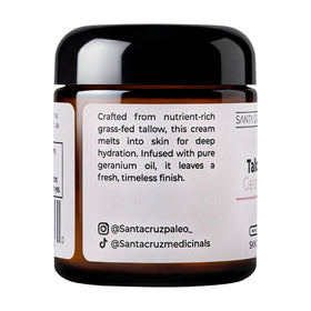 Santa Cruz Paleo jar on bathroom shelf in natural light suggesting daily use