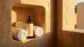 Santal 33 close-up texture of gel demonstrating smooth, nourishing formula feel