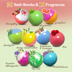 Santrela bath bomb fizzing in tub producing colorful water and relaxing visual benefit