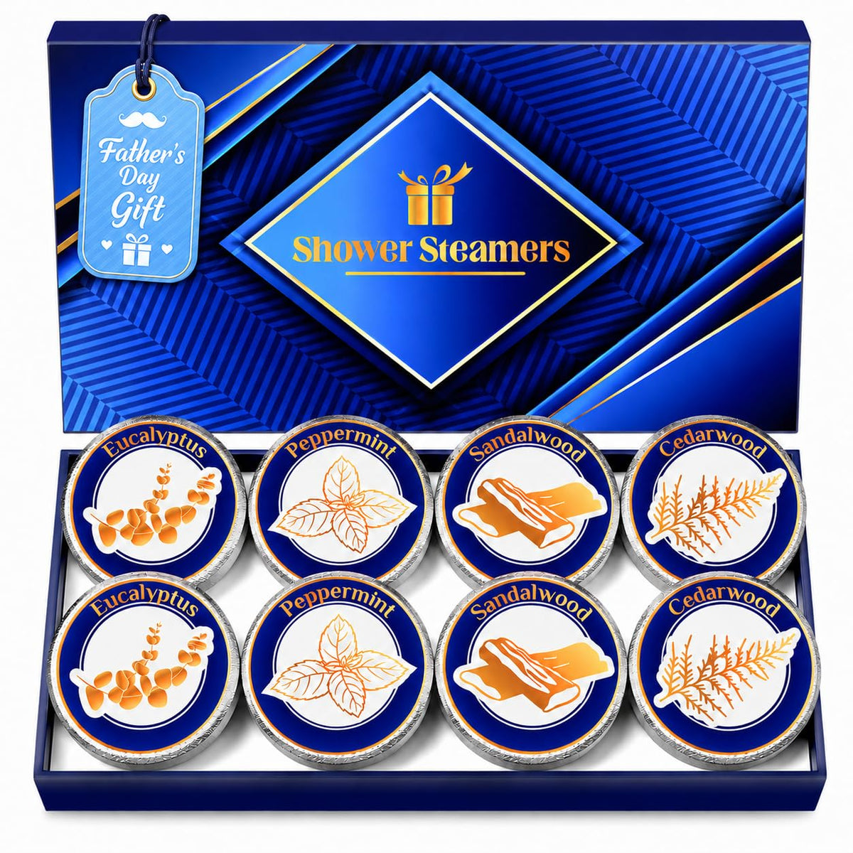 sanyi blue gift box front view showing ready-to-gift packaging and convenience