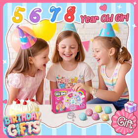 sanyi six bath bombs arranged by color demonstrating variety and scents