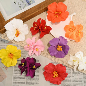 SAOROPEB hair clip worn on beach hair showing instant tropical style boost