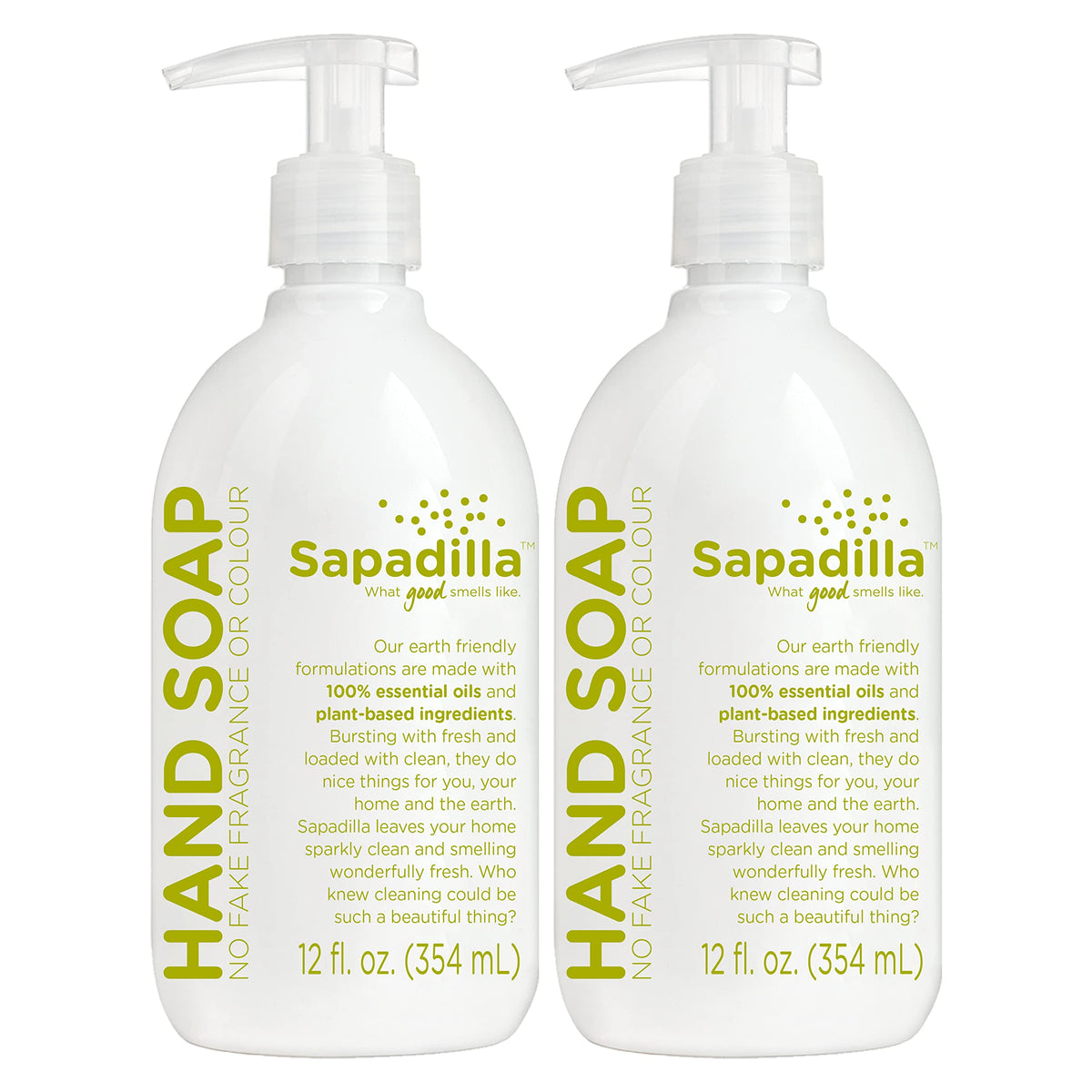 Sapadilla front packaging showing rosemary peppermint scent and clean benefit