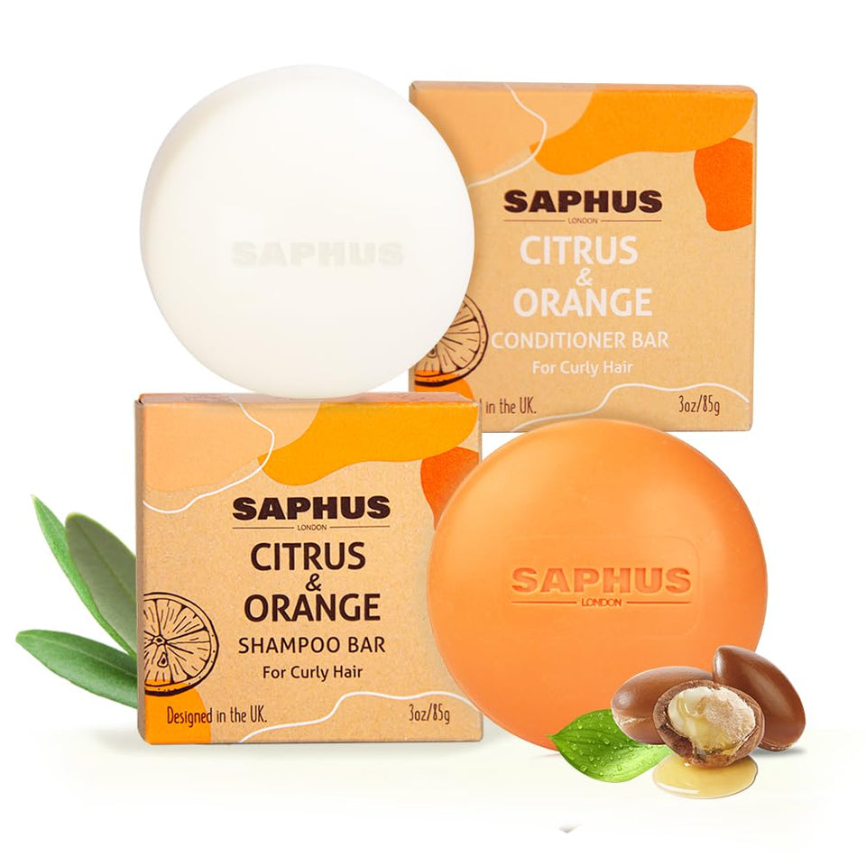SAPHUS argan bar front packaging showing product and benefits