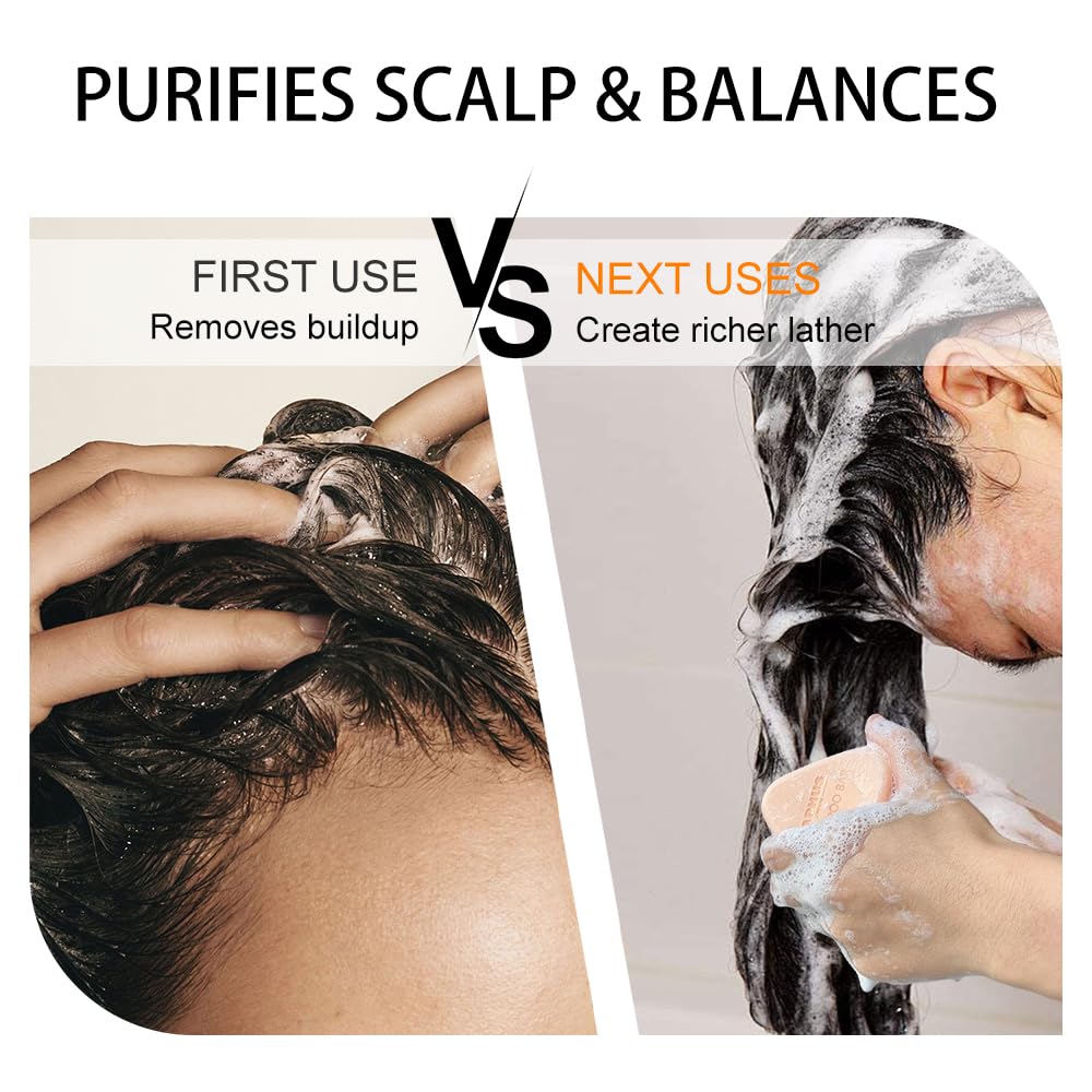 SAPHUS conditioner bar front view highlighting argan moisture
