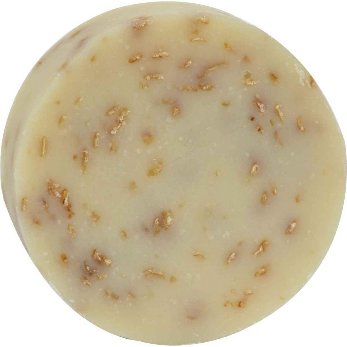 Sappo Hill Soapworks close-up of oatmeal texture demonstrating gentle exfoliation