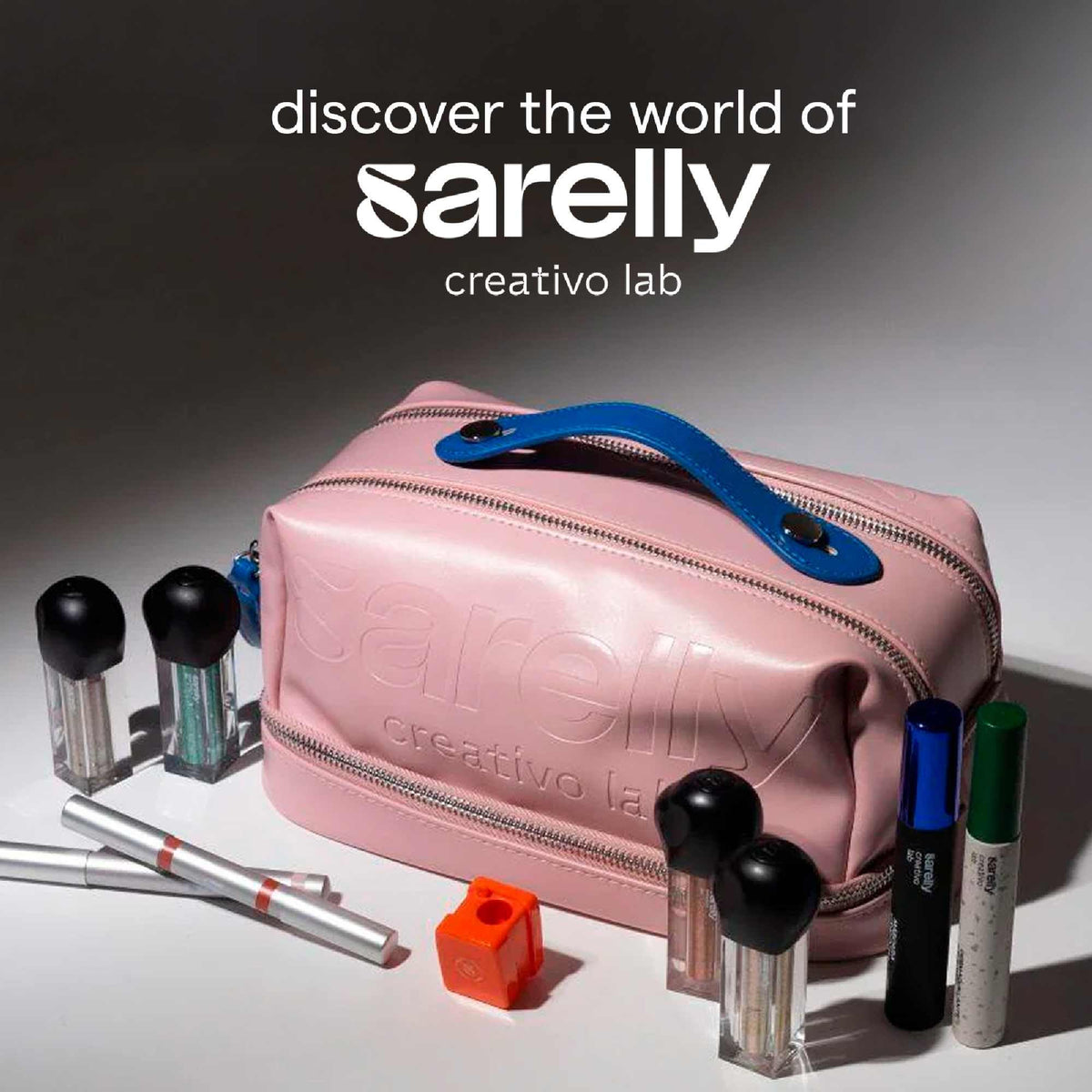 SARELLY lifestyle shot outdoors showing long-lasting, smudge-free hold