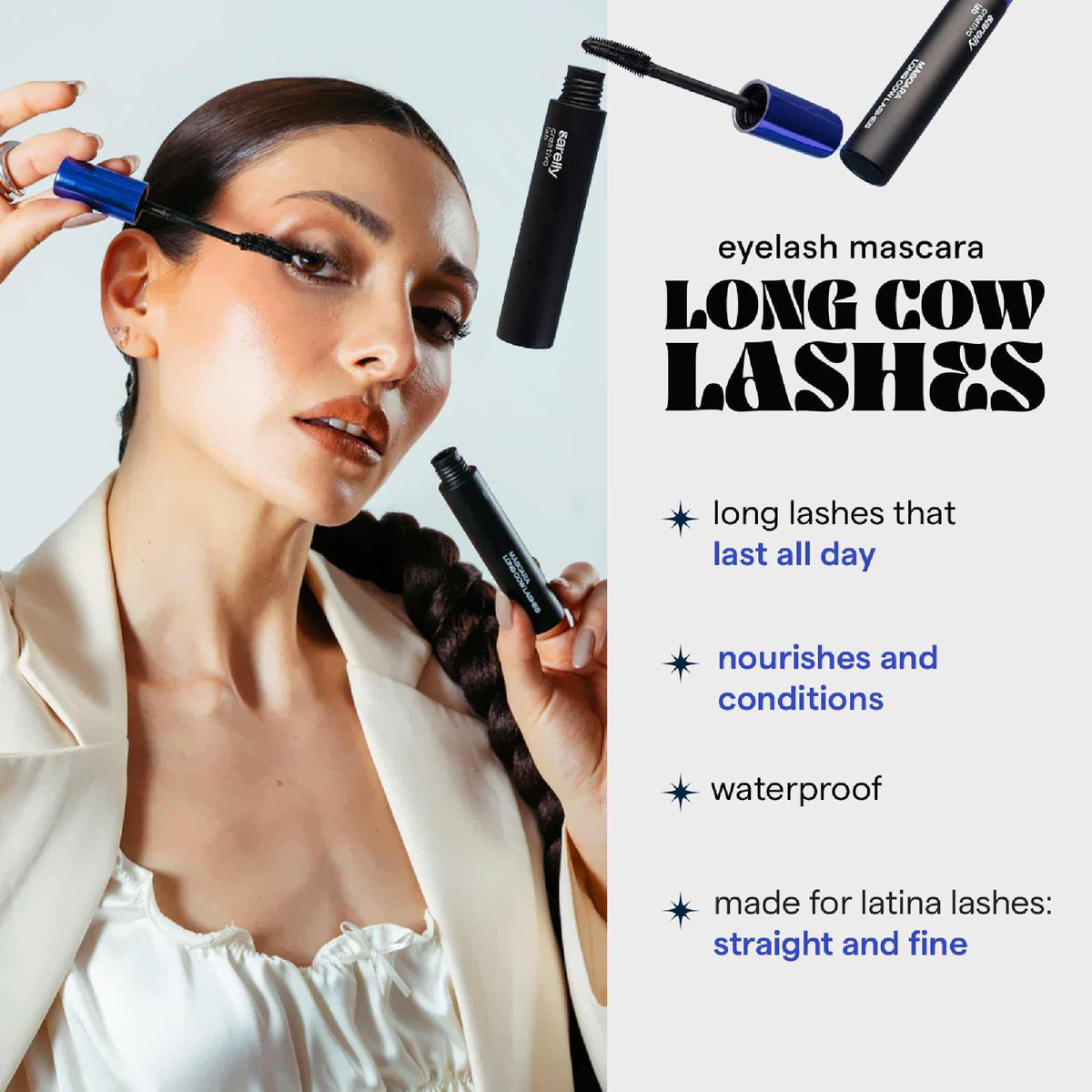 SARELLY wand brush close-up for precise application and separation