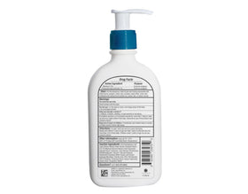 Sarna lotion texture on finger illustrating fast absorption and non-greasy feel
