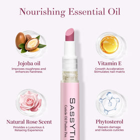 SASSYTIP ceramic pusher tip detail for gentle cuticle pushing