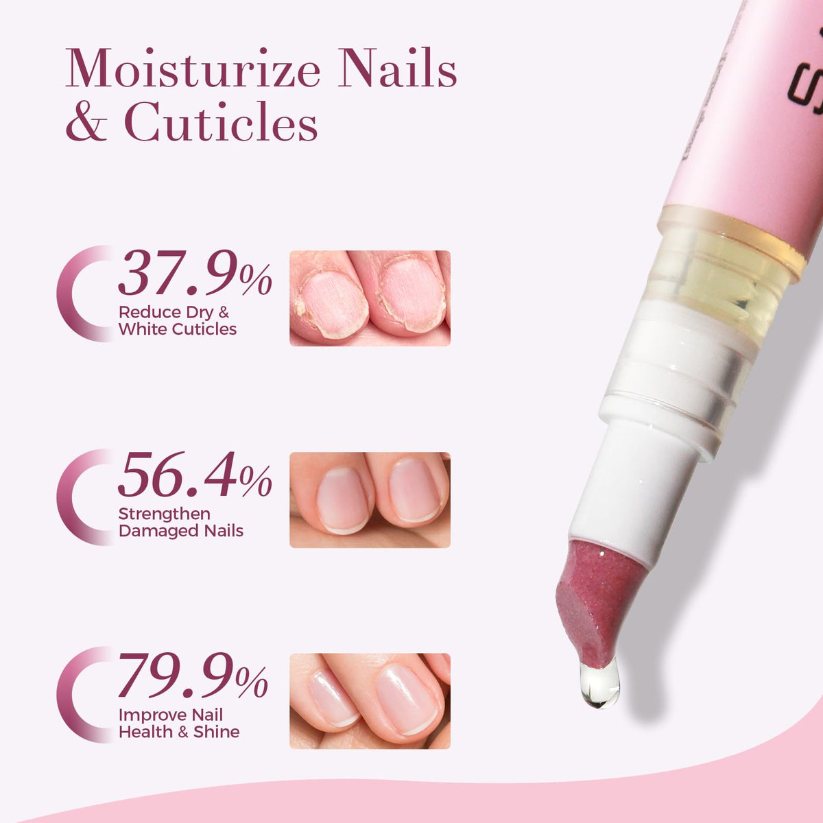 SASSYTIP cuticle remover gel bottle close-up showing easy dispensing