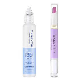 SASSYTIP front packaging showing kit contents and benefit of tidy nails