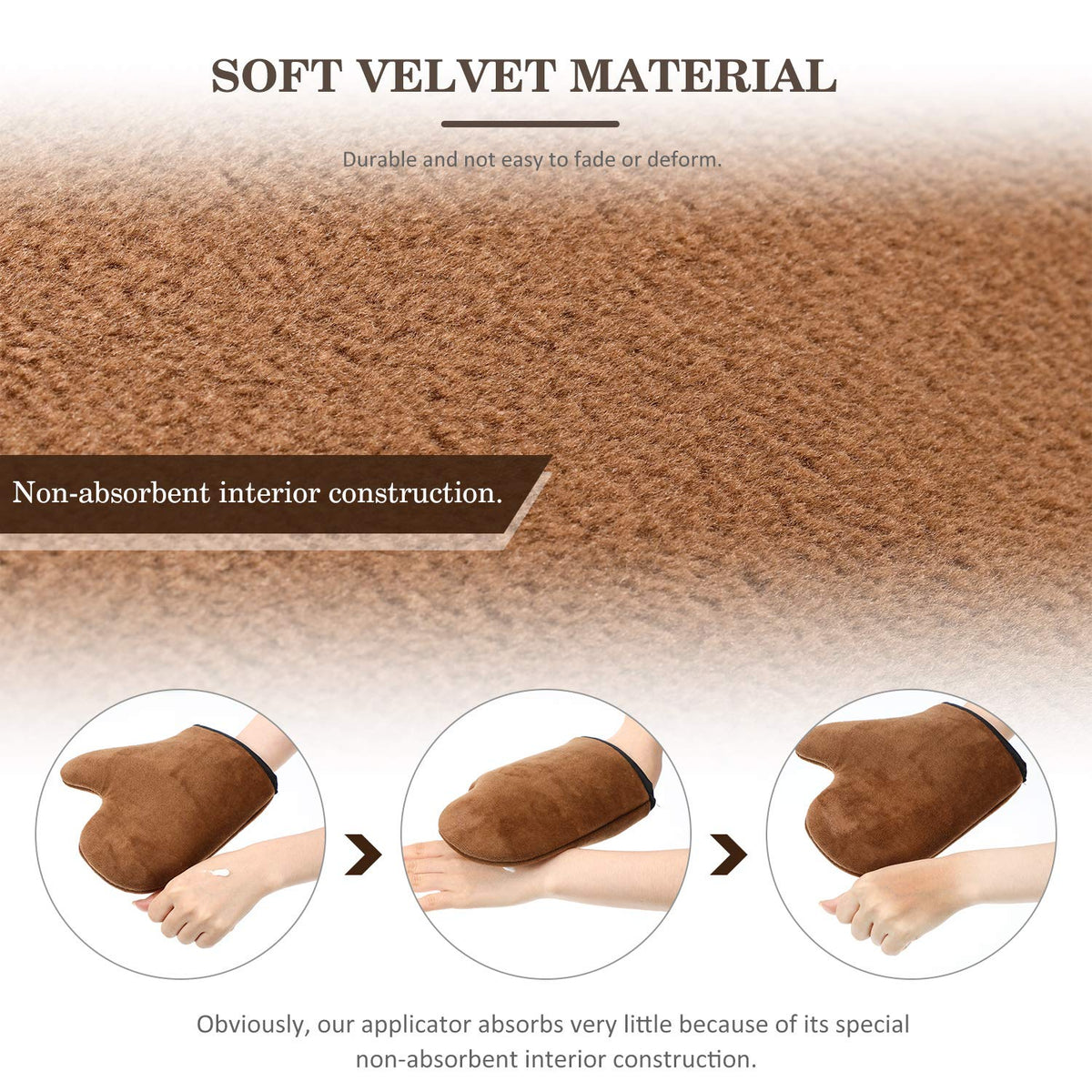 SATINIOR mitten flipped open showing waterproof PE liner for hand protection