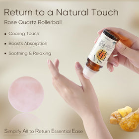 SATREE roll-on under-eye application demonstrating gentle targeted use