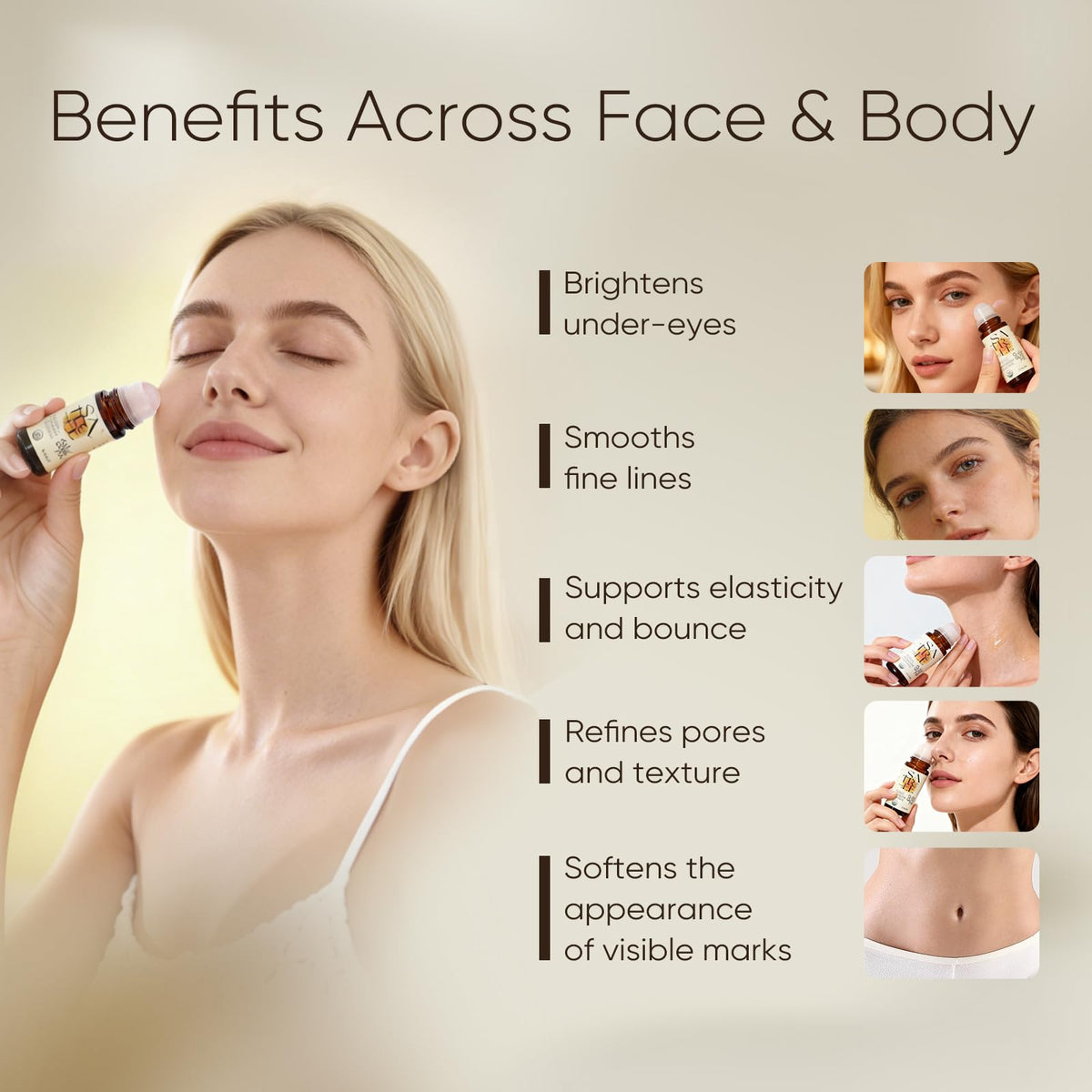 SATREE oil texture on skin showing smooth absorption and nourishment