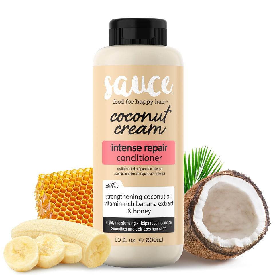 SAUCE BEAUTY front packaging showing product and volume benefits