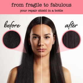 SAUCE BEAUTY conditioner applied to curly hair for frizz control