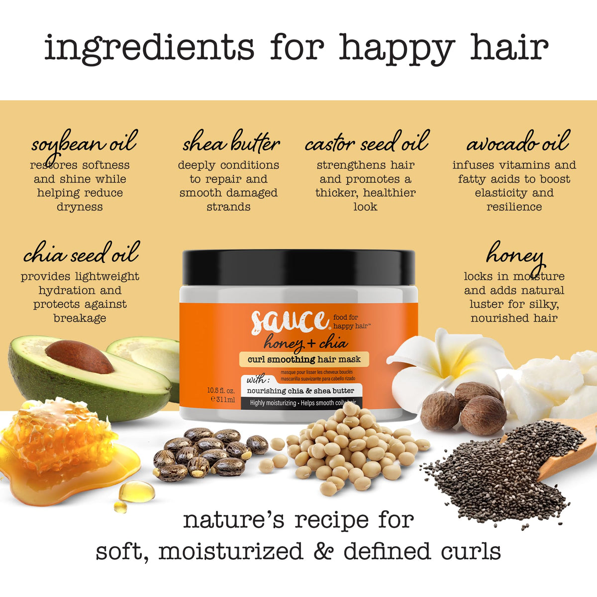 SAUCE BEAUTY applying mask to damp hair demonstrating easy salon-style application
