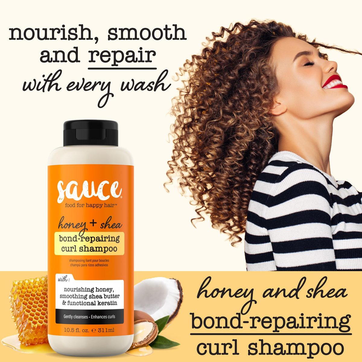 SAUCE BEAUTY close-up lather texture for gentle cleansing